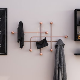 Wallity Samara-C Gancho de pared de metal Cobre